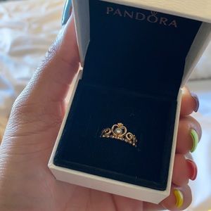 Pandora rose gold ring